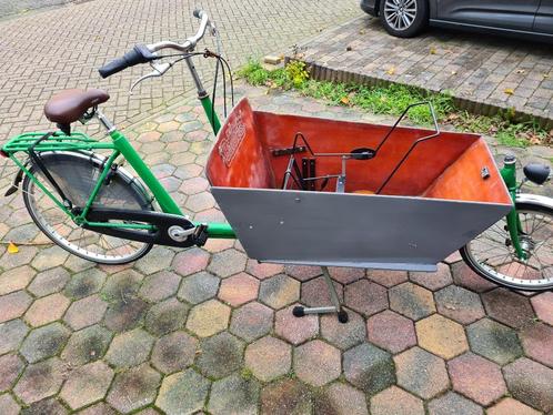 bakfiets, Fietsen en Brommers, Fietsen | Bakfietsen, Gebruikt, Overige merken, 2 kinderen, Huif, Ophalen