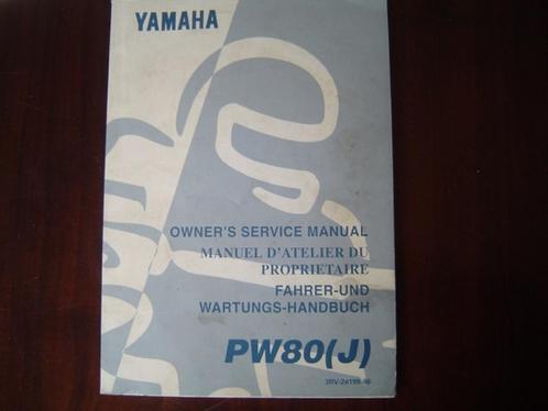 YAMAHA PW80 J 1996 owner's manual PW 80 handbuch, Motoren, Handleidingen en Instructieboekjes, Yamaha, Ophalen of Verzenden