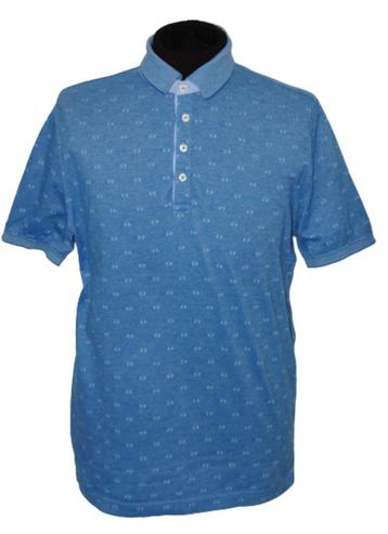 BUGATTI polo, shirt, blauw, Mt. M