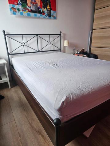 Ikea bedframe incl. lattenbodem 160X200m - afbeelding 1 Ikea bedframe incl. lattenbodem 160X200m - afbeelding 1