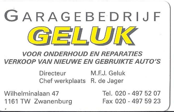 GARAGE GELUK