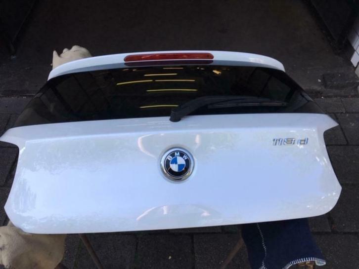 BMW 1 serie (F20) Achterklep Compleet / Wit parelmoer, Auto-onderdelen, Carrosserie en Plaatwerk, Achterklep, BMW, Achter, Gebruikt