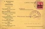 Briefkaart - Antwerpen België - Opdruk Duitse bezetting 1915