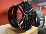 20 inch 5x112 Audi S-line A4 A5 A6 A7 A8 black, Nieuw, Ophalen of Verzenden, Band(en), Personenwagen