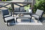 Aluminium Loungeset Serie met hoge rug, Hoek, 3zits , Stoel!, Tuin en Terras, Nieuw, Overige materialen, Loungeset, Bank