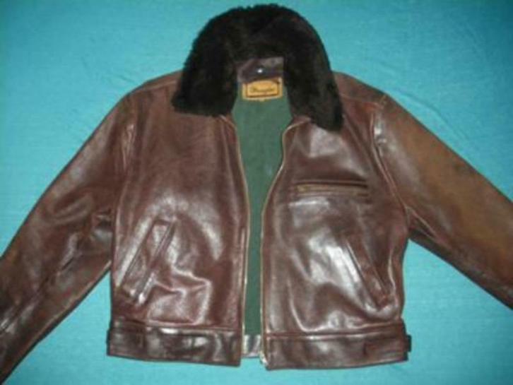Wrangler Classic Pilotenjack Dames Leren jas Pilotenjas mt L, Kleding | Dames, Jassen | Winter, Zo goed als nieuw, Maat 42/44 (L)
