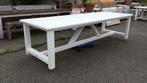 Witte Tafel in alle maten, Nieuw, Ophalen of Verzenden, Landelijk, Eikenhout