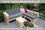 steigerhout Loungeset Tuinbank Hoekbank Bank SHOWROOM OPEN, Verzenden, Bank, Steigerhout, Nieuw