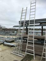 Aluminium ladder / ladders enkel (Little Jumbo), Doe-het-zelf en Verbouw, Ladders en Trappen, Ophalen, Gebruikt, Trap, VNH Nuland B.V.