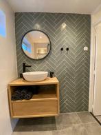 Badmeubel massief eiken.👌, Huis en Inrichting, Badkamer | Badkamermeubels, Ophalen, 50 tot 100 cm, Zo goed als nieuw, Minder dan 100 cm