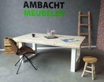 INDUSTRIELE steigerhout eettafel tafels Met BANKJE >>ACTIE<<, Ophalen, Nieuw