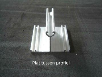 Aluminium profielen voor polycarbonaat 16mm. stegdoppel