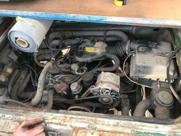 1.9 WBX motor met 115.000 km, Auto-onderdelen, Motor en Toebehoren, Volkswagen, Gebruikt, Ophalen