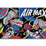Nike Air Max 1 Anniversary Red Blue Poster Canvas 50 x 70 cm