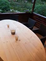Ovale steigerhouten tafel. Nieuw, 200 cm of meer, Nieuw, 100 tot 150 cm, Ophalen of Verzenden