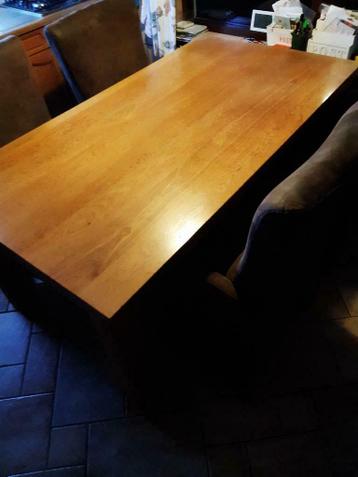 Eiken tafel afm 177 x97 cm en 77 cm hoog
