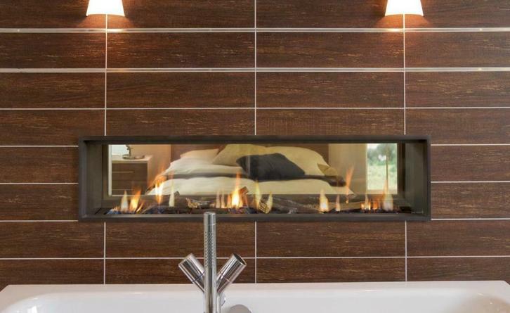 !!! partijovername kalfire fairo 140 tunnelhaard gashaard !!, Huis en Inrichting, Kachels, Nieuw, Inbouw, Gas, Ophalen