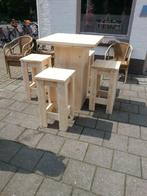 Nieuw barset steigerhout binnen buiten, Tuin en Terras, Ophalen of Verzenden, Nieuw, Steigerhout