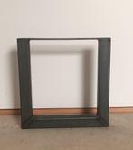 Stalen U poten, tv meubel, bankje, salontafels, maatwerk, Minder dan 50 cm, Vierkant, Nieuw, Minder dan 50 cm