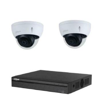 5MP Dahua IP POE beveiligingscamera set / 4CH NVR+2x cameras beschikbaar voor biedingen