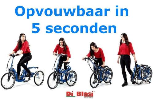 Vouw driewieler vouwfiets Di Blasi lage instap fiets R32, Fietsen en Brommers, Fietsen | Driewielfietsen, Nieuw, Ophalen