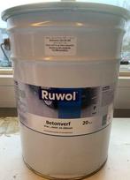 Ruwol Betonverf Ivoorwit 20 liter (Sikkens G4.04.88), Verf, 20 liter of meer, Wit, Zo goed als nieuw