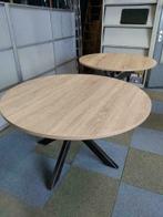 Nieuwe ronde tafels metalen spinpoot , betonlook ,houtlook