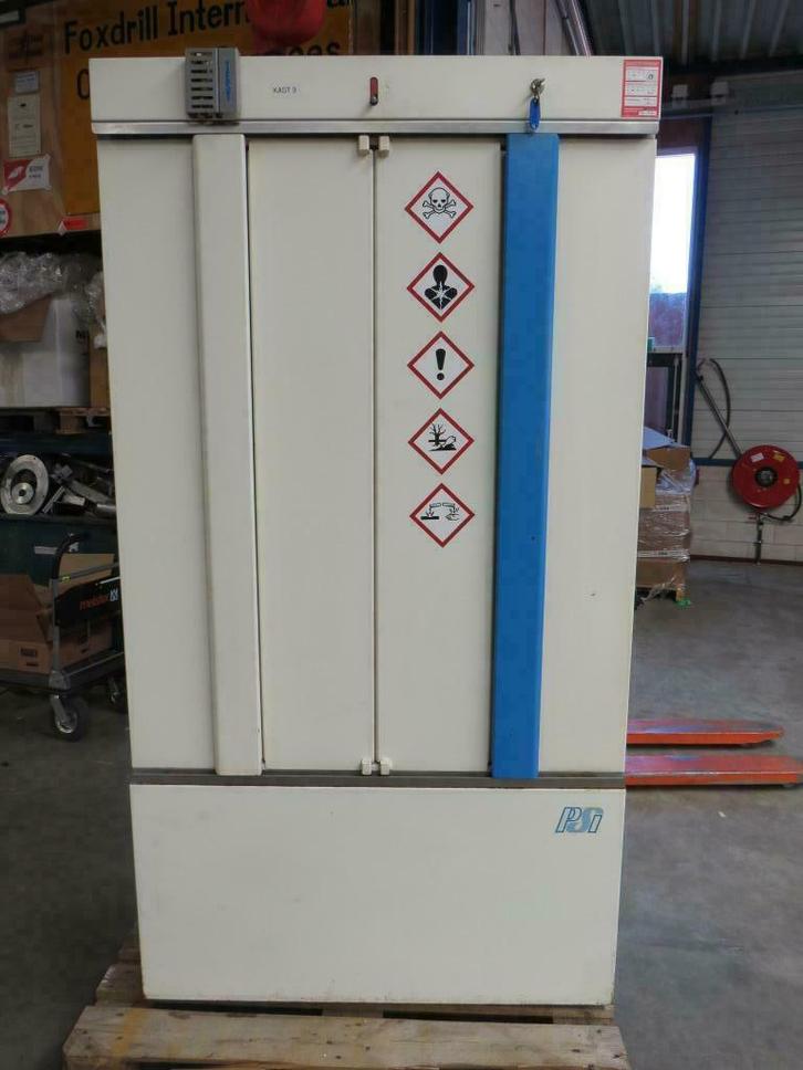 chemiekast milieukast veiligheidskast in nette staat, Doe-het-zelf en Verbouw, Overige Doe-het-zelf en Verbouw, Gebruikt, Ophalen