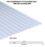 ACTIE-PRIJS: golfplaten hagelvast glashelder polycarbonaat