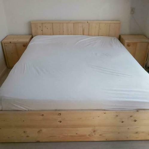 Nieuw Bed steigerhout, Huis en Inrichting, Slaapkamer | Bedden, Nieuw, Tweepersoons, 160 cm, 200 cm, Steigerhout, Ophalen