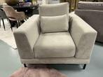 Luxe Velvet Fauteuil Beige - NIEUW - UNIEK, 100 tot 125 cm, Nieuw, 75 tot 100 cm, Stof