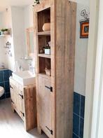 Mooie badkamermeubels van massief hout: steigerhout of eiken, Huis en Inrichting, Badkamer | Badkamermeubels, Nieuw, Minder dan 100 cm