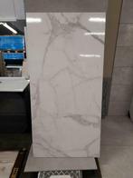 SUPERACTIE! 60X120 CM CARRARA GLANS MARMERLOOK €22,50 PM2, 60 cm of meer, Nieuw, Ophalen of Verzenden, 10 m² of meer