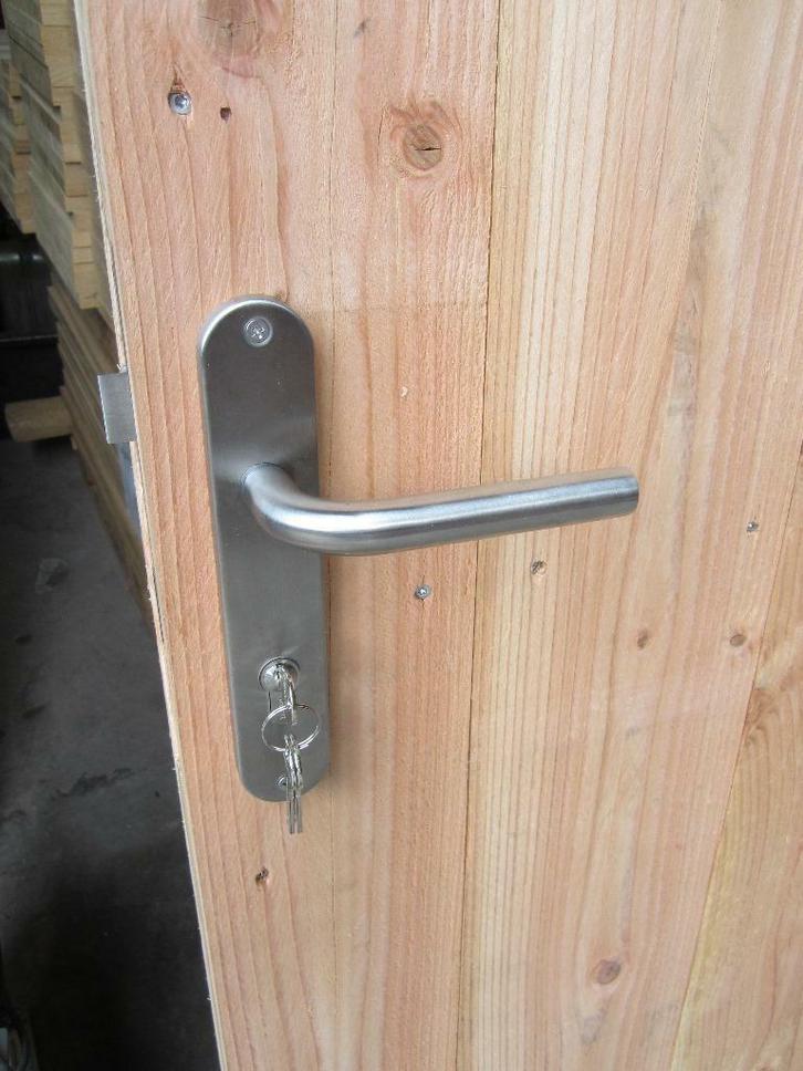 Deurkrukset rvs, Doe-het-zelf en Verbouw, Hang- en Sluitwerk, Nieuw, Klink of Kruk, Rvs, Ophalen