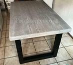 Industriële Steigerhout Eettafel Tafel Vergadertafel Bureau, 100 tot 150 cm, Nieuw, Rechthoekig, Teakhout