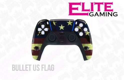 Unieke Dualsense / PS5 Controller "Bullet US Flag" Scuf, Spelcomputers en Games, Spelcomputers | Sony PlayStation Consoles | Accessoires