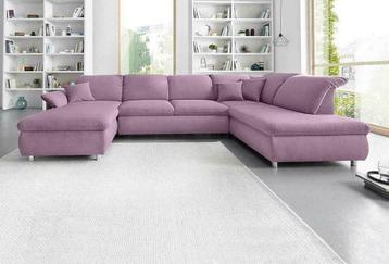 Nieuwe trendy Ubank lila xxl loungebank moderne zithoek beschikbaar voor biedingen