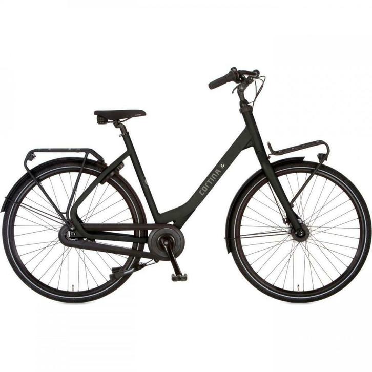 Cortiona Common Jet Black Matt Dames 50 cm, Fietsen en Brommers, Fietsen | Dames | Damesfietsen, Nieuw, Overige merken, Ophalen