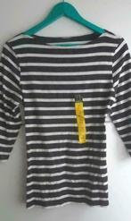 NIEUW Shirt stripes, driekwart mouw en rechte hals, maat 42, Ophalen of Verzenden, Nieuw