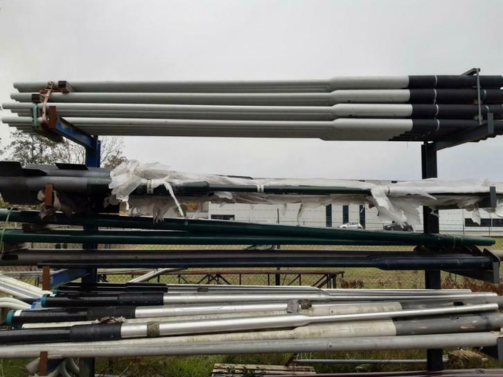 Grote partij lichtmasten diverse maten en soorten, Tuin en Terras, Buitenverlichting, Nieuw, Ophalen of Verzenden