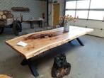 Op voorraad! Massieve boomstamtafel | planken | Tafel | bar