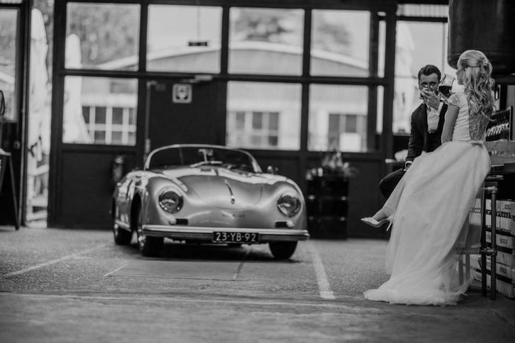 Porsche 356 Speedster trouwauto verhuur, Diensten en Vakmensen, Verhuur | Auto en Motor, Trouwauto