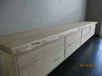 dressoir wand meubel massief eiken op maat gemaakt, Nieuw, Eikenhout, Ophalen, Met klep(pen)