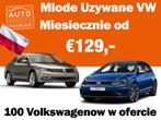 Mlode Uzywane Volkswageny miesiecznie od € 129,- !