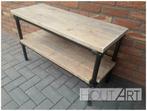 TV-meubel steigerhout met zwarte steigerbuis NIEUW!