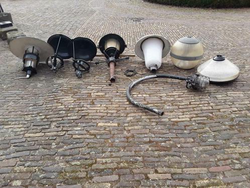 DIVERSE ANTIEKE ARMATUUR STRAATLANTAARN NIEUW + LANTAARNPAAL, Tuin en Terras, Buitenverlichting, Gebruikt, Staande lamp, IJzer