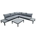 Hoek Loungeset ,George Plateau , polywood met aluminium!, Tuin en Terras, Nieuw, Overige materialen, 6 zitplaatsen, Loungeset