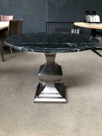 Marmeren Tafel - Luxe Frame - ⌀100, Rond, Nieuw, Ophalen of Verzenden, 75 cm of meer