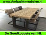 Industriele steigerhout eettafel Tafel Kantoortafels OP MAAT, Ophalen, Nieuw