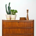 Deense vintage design ladekast jaren 50, 60 teakhout, Ophalen, Gebruikt, Mid-Century Modern Scandinavisch, Teakhout